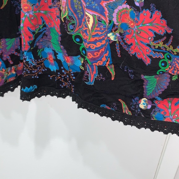 SOLD Desigual tricot floral print vintage dress - Picture 4 of 11